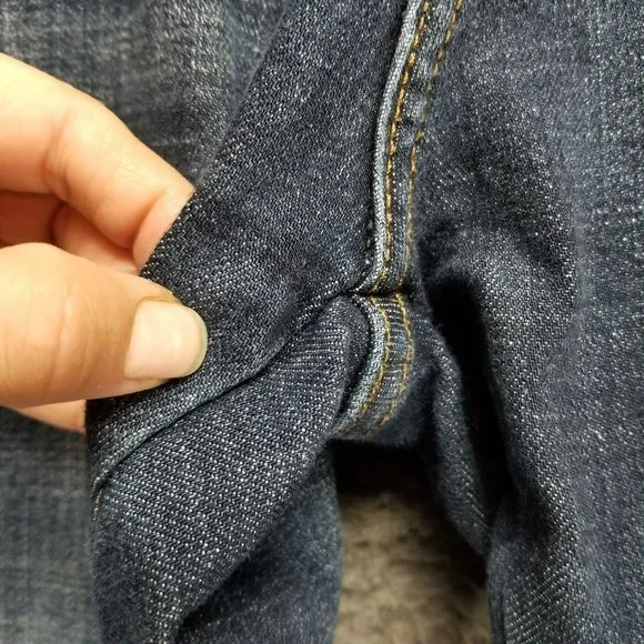 Wrangler Jeans Mens 33x30 Retro Dark Wash Stretch Mid Rise Slim Boot - Picture 2 of 16